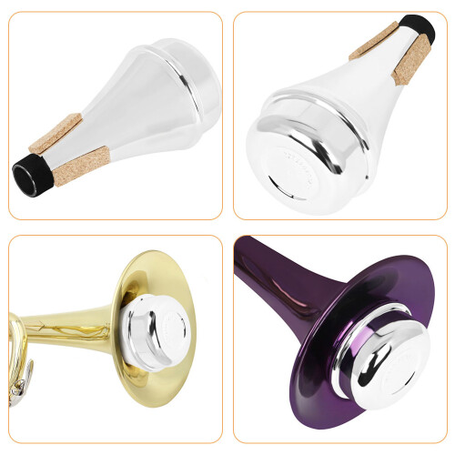 Trumpet Mute Portable Lightweight Practice Dampener 2