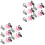 40Pcs Durable Plastic Clothes Clips for Drying Clothes Assorted Colors 3