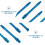 12Pcs 45Mm Aluminum Alloy Dart Shafts With Thread 10