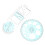 2Pcs Students Drawing Scales Geometric Template Measuring Tools 1