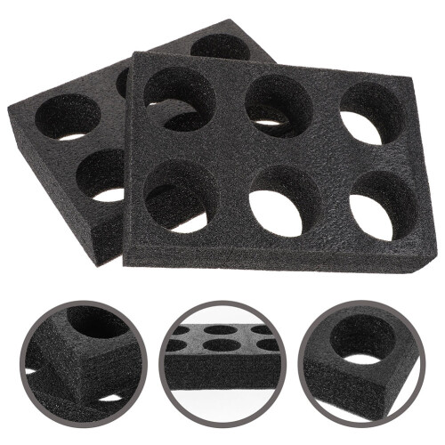 4Pcs Coffee Cup Holders 6 Hole Beverage Carrier Storage Tray 2