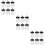 30Pcs Durable Glass Paint Bottles Multi-Use Portion Dispenser Jars 9