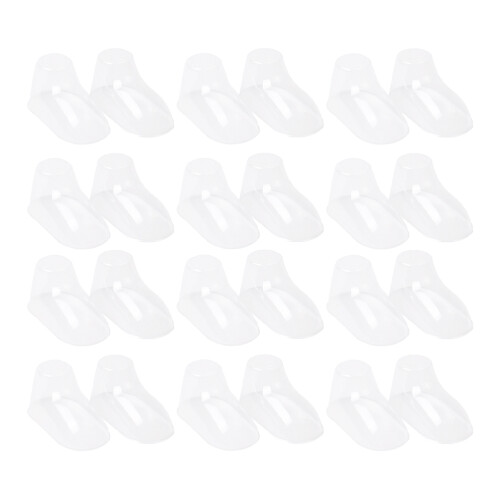 200Stk PVC Kinderfüße Modelle Transparente Schuhdisplay Baby 1