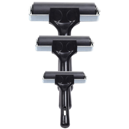 3Pcs Household Rollers Rubber Wear-Resistant Craft Rolling Tool