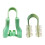 2 Sets U-Type Silica Gel Nose Clips For Night Sleeping (Green) 8