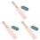 6 Pcs Handmade Two-Sided Knifeboard Wooden With Grinding Paste 2