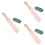 6 Pcs Handmade Two-Sided Knifeboard Wooden With Grinding Paste 6
