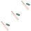 6 Pcs Handmade Two-Sided Knifeboard Wooden With Grinding Paste 5
