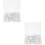 Clear Plastic Metal Thumb Tacks Gear Shape Decorative Push Pins 8