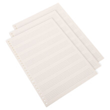 3Pcs Musical Notation Book Staff Notebook For Guitar Practice