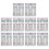 50Sheets Multi Plastic Eyes for Crafts DIY Doll Face Water Transfer 1