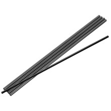 20Pcs Graphite Mixing Stir Rods Durable Dark Grey for Melting Casting