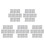 50Sheets Multi Plastic Eyes for Crafts DIY Doll Face Water Transfer 5