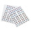 50Sheets Multi Plastic Eyes for Crafts DIY Doll Face Water Transfer 3