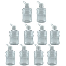 10Pcs 500Ml Transparent Mini Bucket Bottle For Drink Juice Container