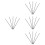 20Pcs Graphite Mixing Stir Rods Durable Dark Grey for Melting Casting 8
