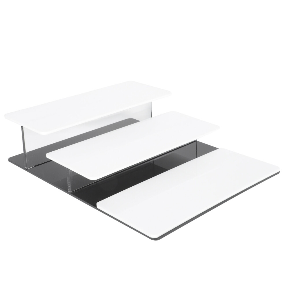 Solustre 2 Pcs Multi-Layer Acrylic Glasses Display Rack