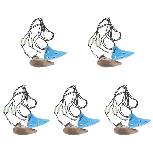 10St 6- Ocarina Kinderen Beginners Heldere Assortiment 1