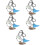 10St 6- Ocarina Kinderen Beginners Heldere Assortiment 7