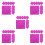 500Pièces Wrappers Aluminium Rose Confiseries Caramel DIY 4