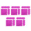 500Pièces Wrappers Aluminium Rose Confiseries Caramel DIY 9