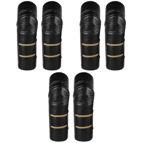 6 Pcs Motorcycle Winter Knee Pads Protective Riding Sleeves 2