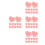120Pièces Protège-Oreilles Silicone Rose Durable Pour 10