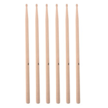 15Paare Holz Drumsticks 5A Beige Für Kinder Jazz Und