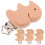 4Pcs Wooden Pacifier Clips For Teething Babies 10