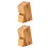 2Pcs Bamboo Storage Rack For Kitchen Shelf Organization 5