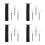 12 Pcs Drum Brushes: Stainless Steel Wire With Bag For Jazz Percussion 9