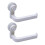4 Pcs Suction Cup Toilet Paper Holder For Kitchen Bathroom White 1