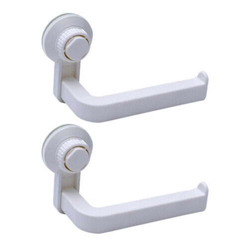 4 Pcs Suction Cup Toilet Paper Holder For Kitchen Bathroom White