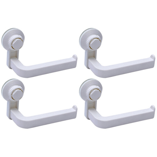 4 Pcs Suction Cup Toilet Paper Holder For Kitchen Bathroom White 1