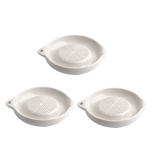 6 Pcs Food Grinding Tools Fruit Milling Bowls Garlic Mashers White 2