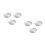 6 Pcs Food Grinding Tools Fruit Milling Bowls Garlic Mashers White 10