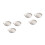 6 Pcs Food Grinding Tools Fruit Milling Bowls Garlic Mashers White 6