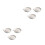 6 Pcs Food Grinding Tools Fruit Milling Bowls Garlic Mashers White 4