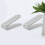 2Pcs Space Saving Shoe Storage Rack Double Bracket For Home Shop Grey 3