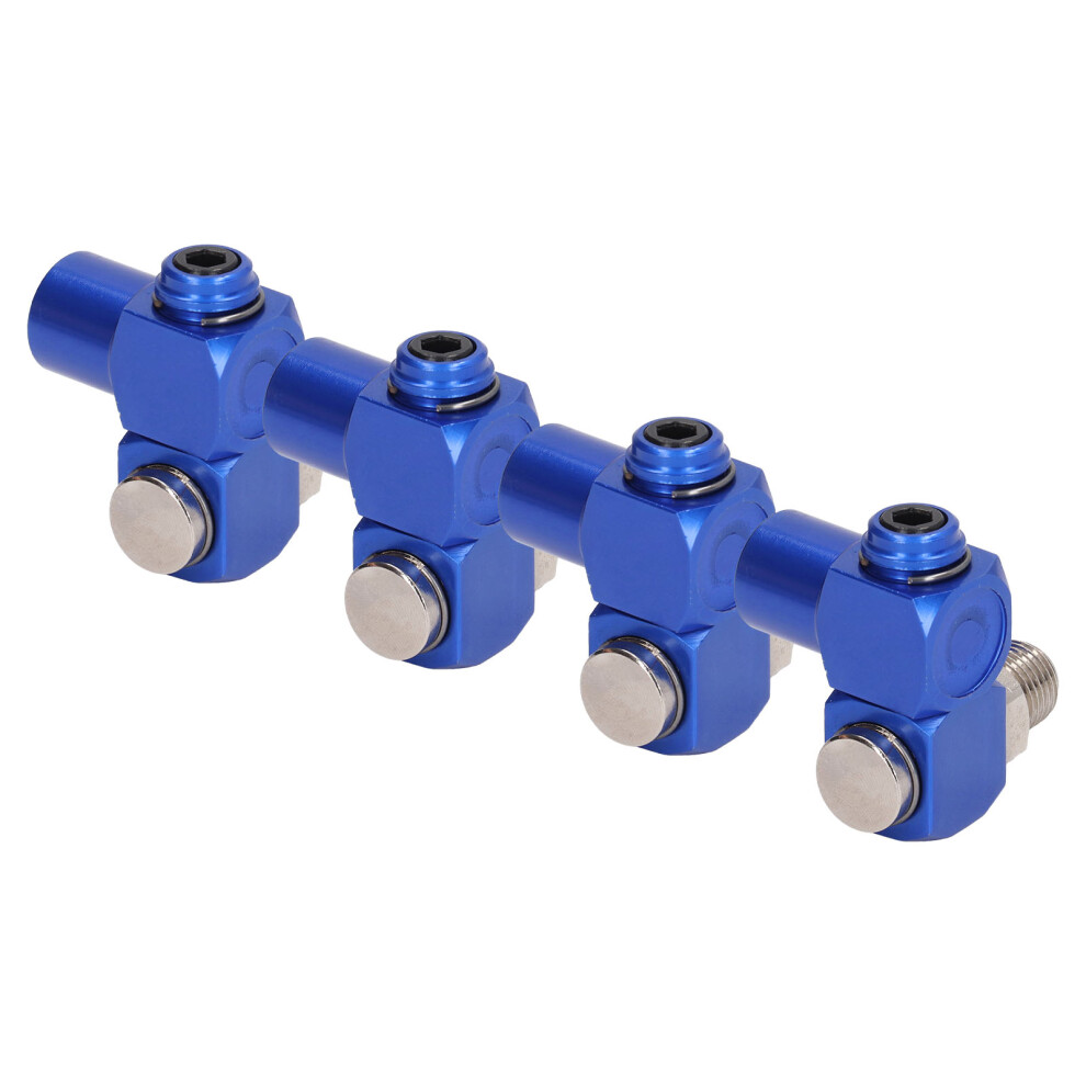 4Pcs 1/4In Npt Swiveling Air Hose Connector 360 Rotating 150 Psi 5051352123355