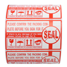 1 Roll Handle With Care Warning Shipping Label Fragile Sticker