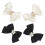 2 Pairs Shoe Clips With Imitation Pearls For Wedding Decor 11