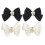 2 Pairs Shoe Clips With Imitation Pearls For Wedding Decor 2