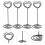 10Pcs Table Number Clips Name Cards Picture Holders Menu Stands 4