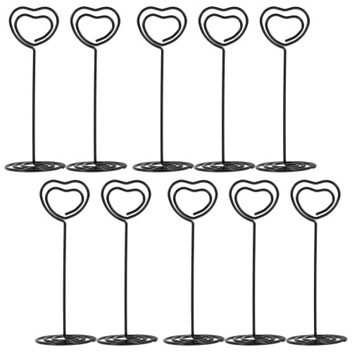 10Pcs Table Number Clips Name Cards Picture Holders Menu Stands