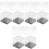 12 Pcs Clear Square Cube Storage Display Organizer Containers 3