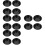 16 Pcs Mini Pie Pans Non-Stick Baking Molds Black 4