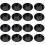 16 Pcs Mini Pie Pans Non-Stick Baking Molds Black 6