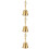 3Pcs Portable Buddha Prayer Bell Copper Handbell For Home Use 10