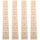 4Pcs Wooden Ukulele Guitar Fingerboard Replacement Supply 6